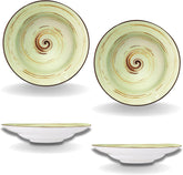 Wilmax Porzellan-Tiefer Teller 25.5 cm, Pistazie, 350 ml WL-669127/A2